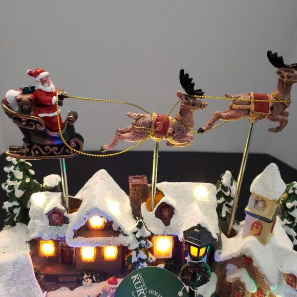 Kurt S. Adler Light Up Musical Santa Reindeer motion - Picture 8 of 10